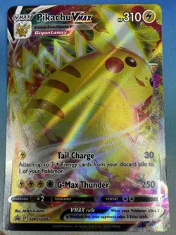 Pikachu VMAX SWSH286 Full Art Sword Shield Promo Pokemon Card - Image 1