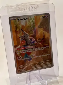Mimikyu SVP 075 S&V Paldean Fates Sealed ETB Promo English Pokemon Card TCG - Image 1