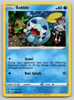 Sobble Promo SWSH: Sword & Shield Promo Cards SWSH073 NM - Image 1
