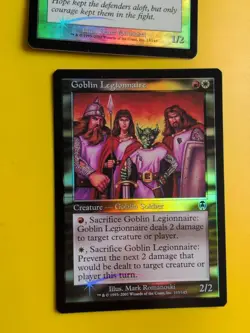 Helionaut & Goblin Legionnaire. Apocalypse. Old Border FOIL. MTG 2 Card. - Image 2