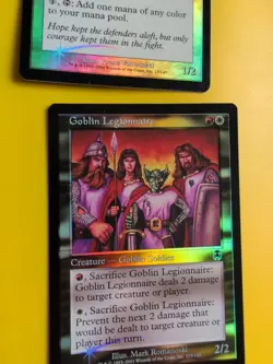 Helionaut & Goblin Legionnaire. Apocalypse. Old Border FOIL. MTG 2 Card. - Image 3