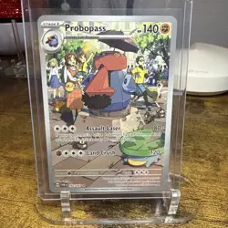 Pokemon TCG Probopass Twilight Masquerade Holo Illustartion Rare Card 182/167 - Image 1