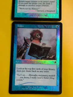 Jilt & Index Instant. Apocalypse. Old Border FOIL. MTG 2 Card. - Image 3