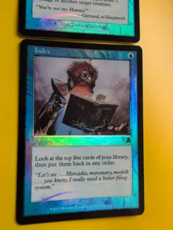 Jilt & Index Instant. Apocalypse. Old Border FOIL. MTG 2 Card. - Image 4