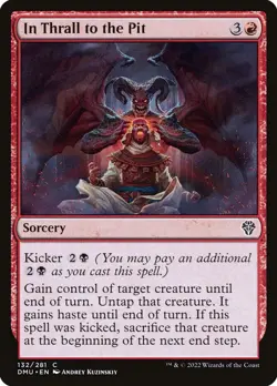 In Thrall to the Pit #132 > MTG > DMU > REGULAR > Lightly Playеd - Image 1