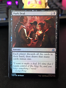 MTG: Avatar the Last Airbender Eternal (TLE) 161 - Dark Deal - Foil - Image 1