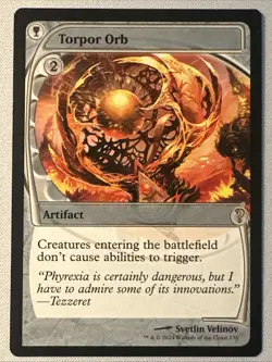 MTG / Torpor Orb / MB2 / #236 / Regular (Future Sight) / Rare / NM - Image 1