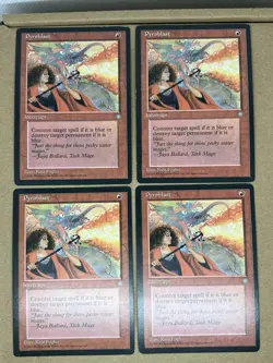 Pyroblast X4 Ice Age - Magic The Gathering - MTG - LP/MP - Image 1