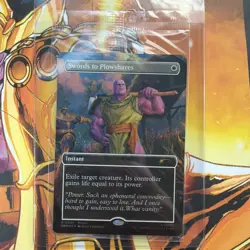 THANOS Magic the Gathering PSA Magazine Promo Swords to Plowshares Marvel - Image 1