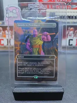2026 Magic The Gathering Thanos Swords To Plowshares PSA Promo Marvel Sealed - Image 1