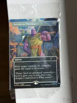 2026 Magic The Gathering Thanos Swords To Plowshares PSA Magazine Promo Marvel - Image 1