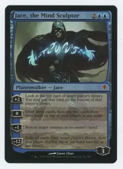 1x Jace, the Mind Sculptor #31 - Worldwake - MTG Magic the Gathering - NM FOIL - Image 1
