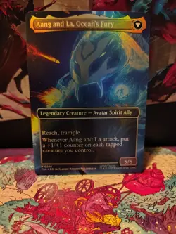 Aang, Swift Savior Borderless Foil Avatar:TLA Rare NM - Image 2