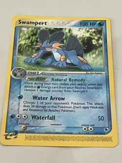 Pokemon TCG Swampert EX Ruby & Sapphire 23/109 Regular Rare 2003 - Image 1