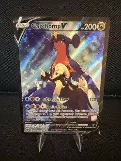 2022 Pokemon TCG Garchomp V TG23/TG30 SWSH Astral Radiance Trainer Gallery NM - Image 1