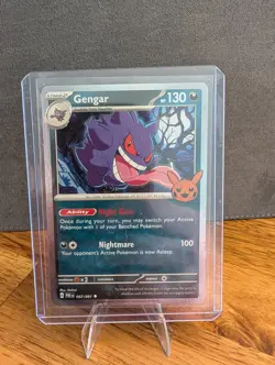 Pokemon Gengar 057/091 SV: Paldean Fates Reverse Holo Uncommon 130 HP English - Image 1
