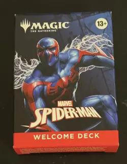 Magic: The Gathering Marvel's Spider-Man Welcome Deck BLUE SDCC HASLAB SEALED - Image 1