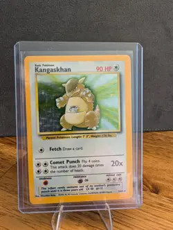 Pokemon Kangaskhan 5/64 Jungle Rare Unlimited 90 HP English 1999 WOTC - Image 1