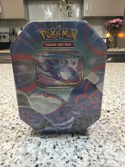 2025 Pokemon TCG: Azure Legends Tin featuri Kyogre EX New Sealed - Image 1