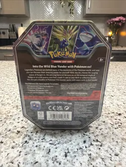 2025 Pokemon TCG: Azure Legends Tin featuri Kyogre EX New Sealed - Image 2