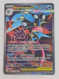 Mega Greninja ex 100/086 Me04: Chaos Rising Holo - Pokemon TCG - NM - Image 1