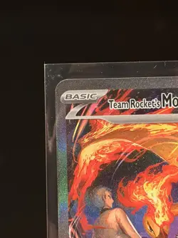 Pokemon Team Rocket’s Moltres ex 229/182 SIR Special Illustration Rare NM - Image 3
