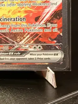 Pokemon Team Rocket’s Moltres ex 229/182 SIR Special Illustration Rare NM - Image 5