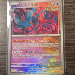 Pokemon TCG Flutter Mane Master Ball Pattern Holo Rare 043/131 English - Image 2