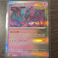 Pokemon TCG Flutter Mane Master Ball Pattern Holo Rare 043/131 English - Image 3