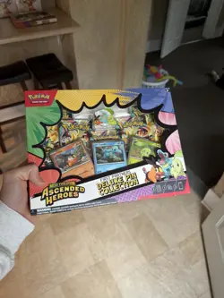 Pokemon Mega Evolution Ascended Heroes Deluxe Pin Collection Box English - Image 1