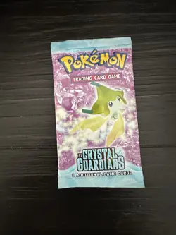 Pokemon EX Crystal Guardians Booster Pack 2006 Jirachi Artwork, Sealed - Image 1