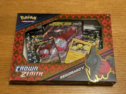 Pokemon Crown Zenith Regidrago V Collection Box Sealed - Image 1