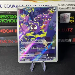 Pokemon TCG Gastly 177/162 Temporal Forces Holo Illustration Rare - Image 1
