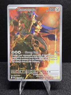 Pokemon Zamazenta 201/182 Sv10: Destined Rivals Holo Illustration Rare Basic 13… - Image 1
