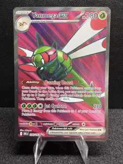 Pokemon Yanmega ex 206/182 Sv10: Destined Rivals Ultra Rare Stage 1 280 HP Holo - Image 1