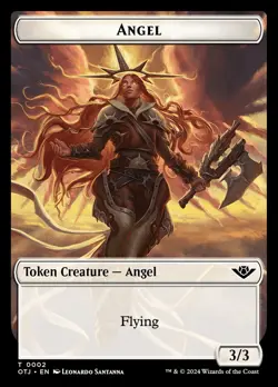 Angel Token (002) Outlaws of Thunder Junction OTJ MTG Magic - Image 1