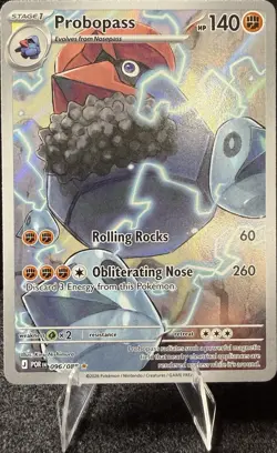 Pokemon Probopass 096/088 Por Holo Illustration Rare Stage 1 140 HP English 2026 - Image 1
