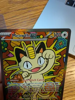 Meowth EX SIR- Perfect Order 121/088- Pokemon TCG - Image 3