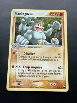 Carte Pokemon Mackogneur 9/92 Holo set Ex createur de legendes - Image 1