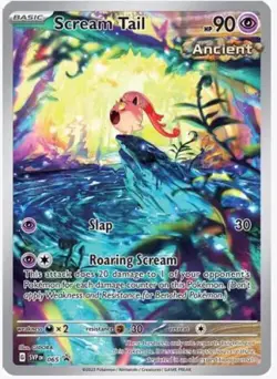 Pokemon TCG Scarlet & Violet Paldean Fates Promo Full Art Scream Tail - Image 1
