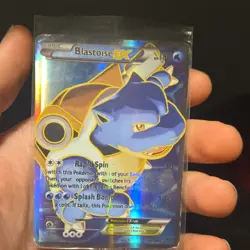 Pokemon Blastoise EX Ultra Rare Full Art Holo XY 142/146 Basic 180HP - Image 1