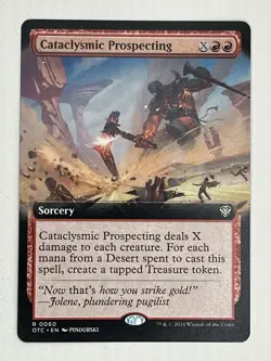 Cataclysmic Prospecting (Extended Art) - Commander: Outlaws of Thunder Junction - Image 1