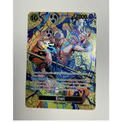 Bandai One Piece CCG Extra Booster Enel EB02-052 SP SR Foil Full Art 11000 Power - Image 1