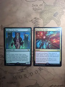 Caller of the Claw MTG Commander 2015 MP & Peer Past The Veil (DSK) LP Free Ship - Image 1