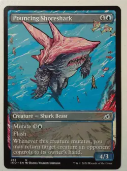 Pouncing Shoreshark *Showcase Uncommon* Magic MtG x1 Ikoria - Image 1
