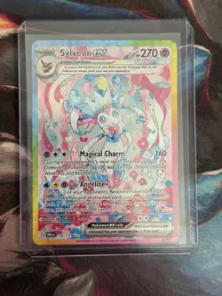 Pokemon SV Prismatic Evolutions Sylveon EX SIR 156/131 Special Illustration Rare - Image 3
