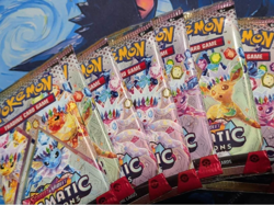 Pokemon TCG Prismatic Evolutions Booster Pack Lot Of 7 - Image 1