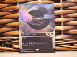 MTG Ancient Tomb 0001 FOIL STELLAR SIGHTS | NM | Edge of Eternities | 2025 - Image 1