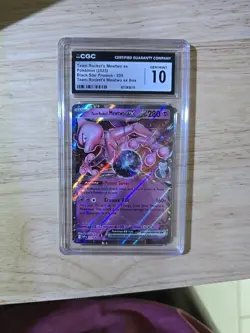 CGC 10 Team Rocket's Mewtwo ex SV Promo 205 Holo English 2025 - Image 1