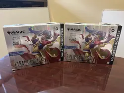Magic The Gathering-Final Fantasy Collector Booster Omega Box X2 Free Shipping! - Image 1